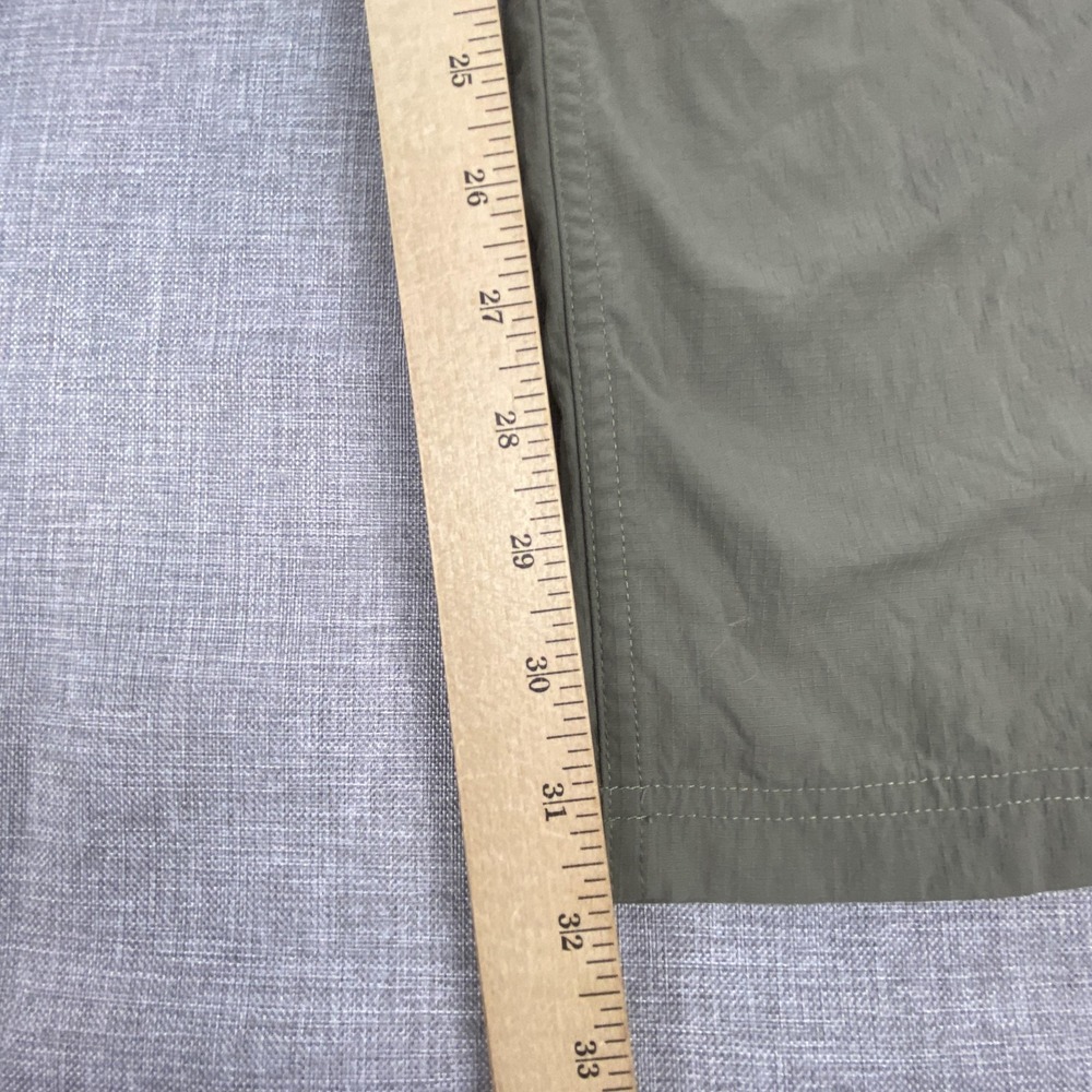 Free Fly Pants Mens 36x32 Green Nylon Khakis Lightweight Stretch Travel - Picture 3 of 12